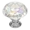 Cabinet Knobs, 12 Pack, 31 Mm Acrylic & Zinc Alloy Drawer Pulls Door Handles, Diamond Kitchen Solid Knobs Dresser Handles, Cupboard Hardware with