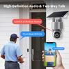 AOV Solar Outdoor Camera – 4G & WiFi Wireless, 360° Full View Security with Color Night Vision
