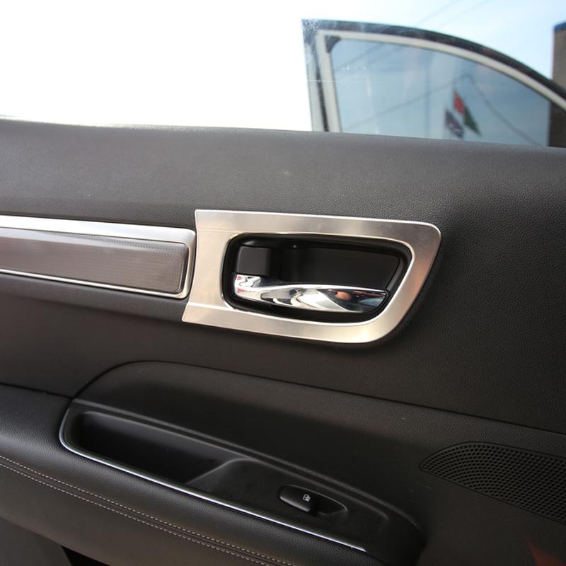My Good Car 4 Pieces/set Automobile Door Inner Handle Decorative Frame for Renault Koleos Samsung QM6