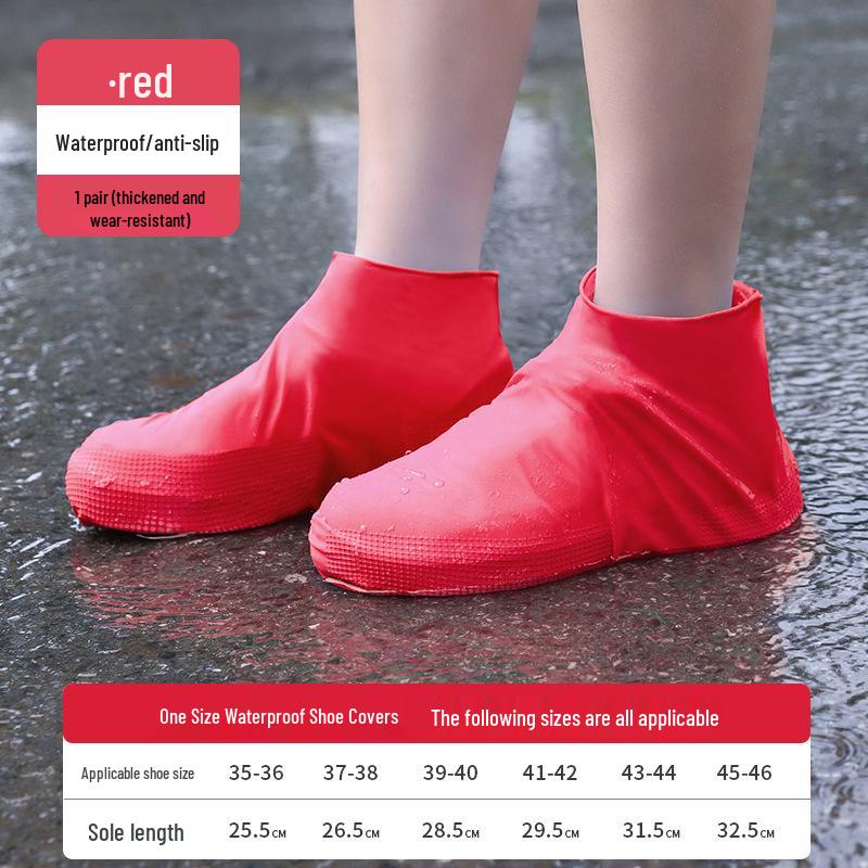 

Легкие Водонепроницаемые Нескользящие Чехлы для Дождевых Сапог для Взрослых One Size
