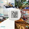 Miniature Indoor Temperature and Humidity Gauge, Electronic Digital Display, Shows Both Humidity and Temperature.