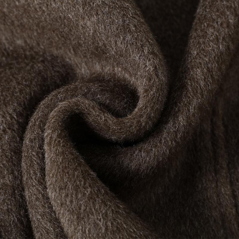 Middle Age Women's Wool Coats and Mixtures Plus Size Autumn Outerwears Elegant Loose Lady Jackets