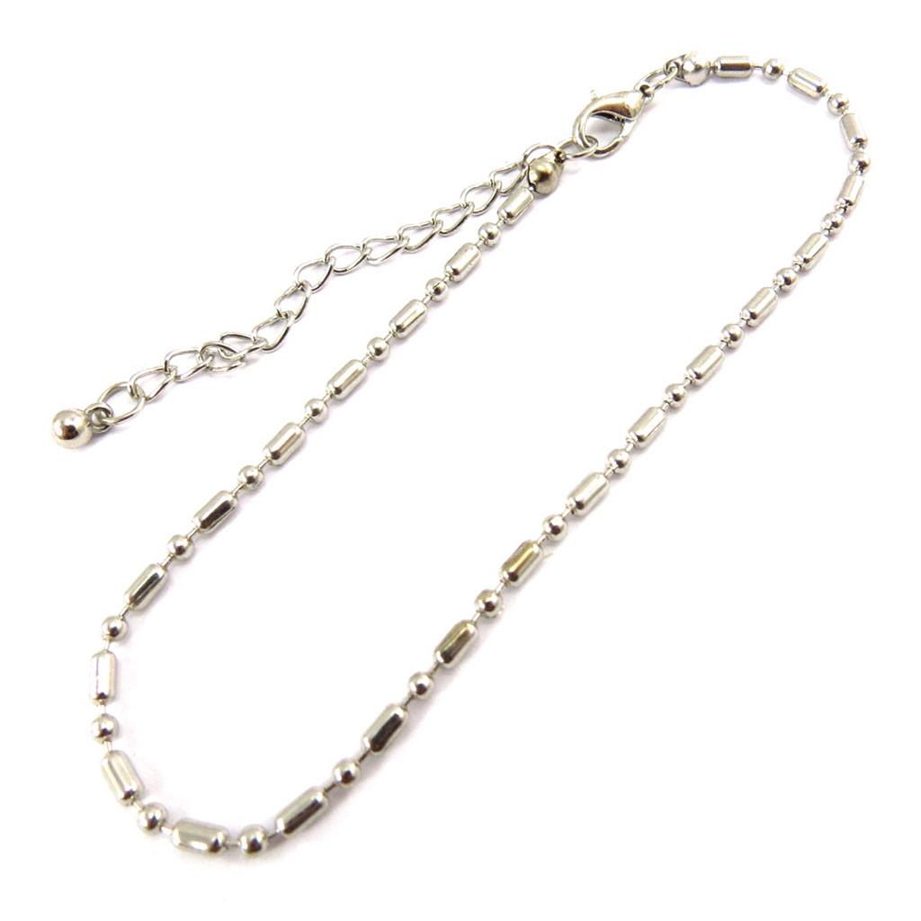 Les Trésors De Lily [K0297] - Silver 'Choreography' Anklet