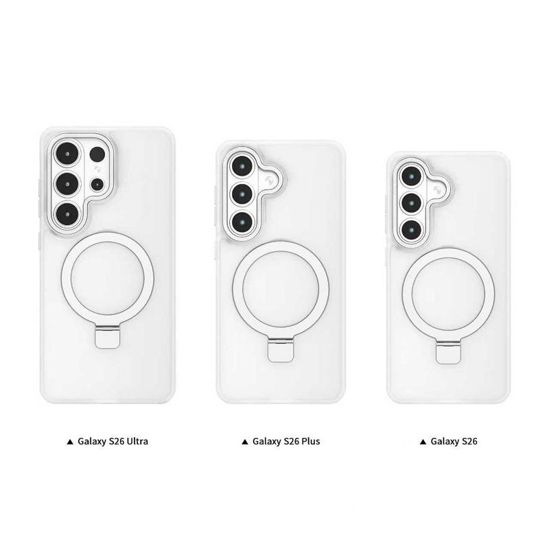 Samsung S26 Ultra/S25 Plus Magnetic Bracket Frosted Protective Phone Case