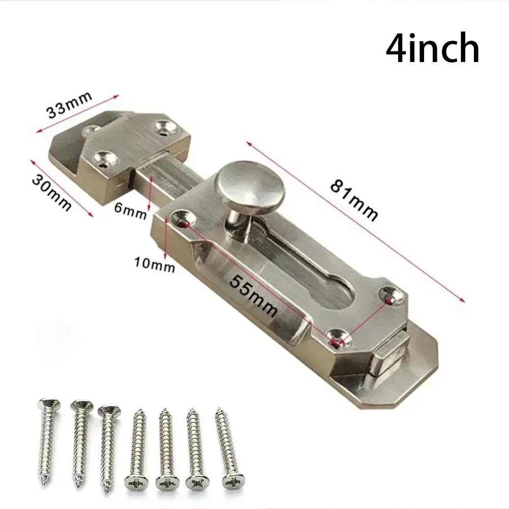 3/4inch Door Latch Lock Slide Bolt Latch Sliding Door Window Bolt Security Hardware For Gate Safety Toilet Door Lock Buckles