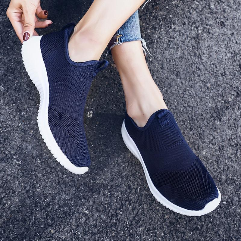 Men's Shoes Spring Large Size Foot Cover Lazy Shoes Men's Mesh Shoes Fly-woven Sports Casual Shoes Foreign Trade Casual Shoes