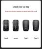 2024 Toyota Crown Highlander Suede Key Case: Three-Color Full Wrap for Men