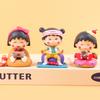 7CM Maruko Figure Chibi Maruko Chan Anime Set Cute Model Desktop Toy Doll Cool Gift Collection Ornaments Artwork PVC Saitama