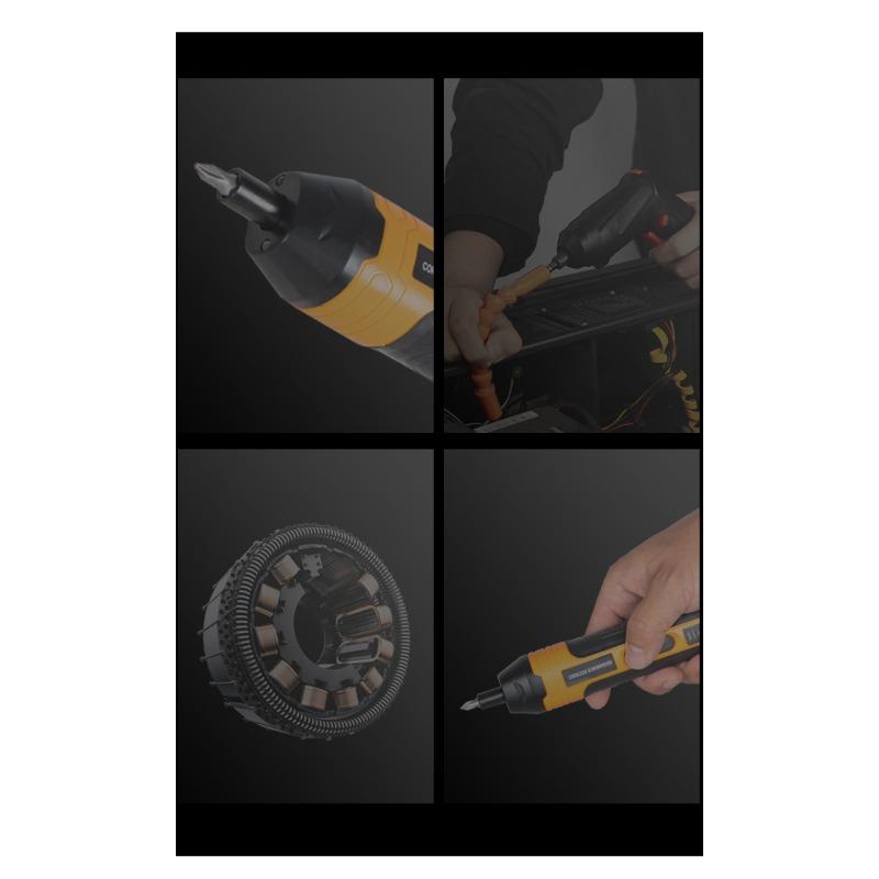 4-Speed Torque Electric Screwdriver USB Mini Power Screwdriver Set