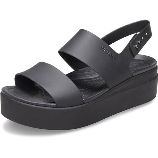 Crocs Womens Brooklyn Low Wedge Sandal