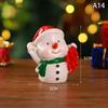 Christmas Series Craft Resin Animal Party Creative Mini Christma Tree Old Girl Kids Cute Gift Home Decoration Supplies Decor