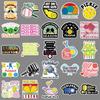 50-Piece Waterproof Pickleball Sticker Set: Sports-Themed Decorative Stickers for Journals and Luggage