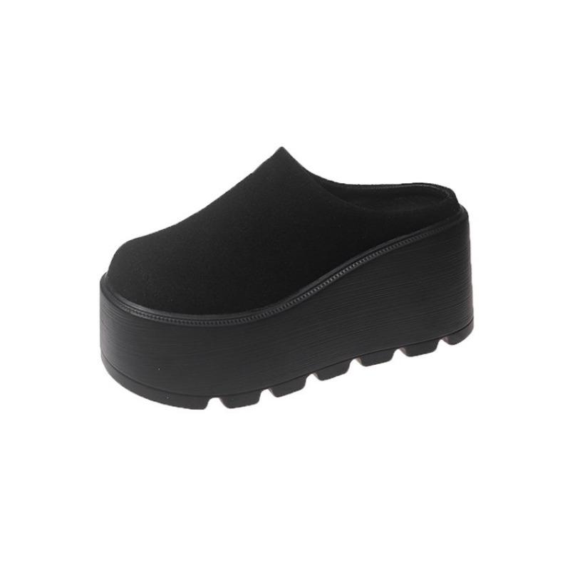 Fashion 2025 New 9cmThick Platform Boots Designer Slipper Casual Flats Slide Female Walking Fashion Loafers Winter Ankle Boots Women