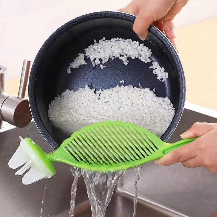Creative Rice Washing Spoon & Sieve - Multifunctional Kitchen Tool for Easy Rice Cleaning and Draining