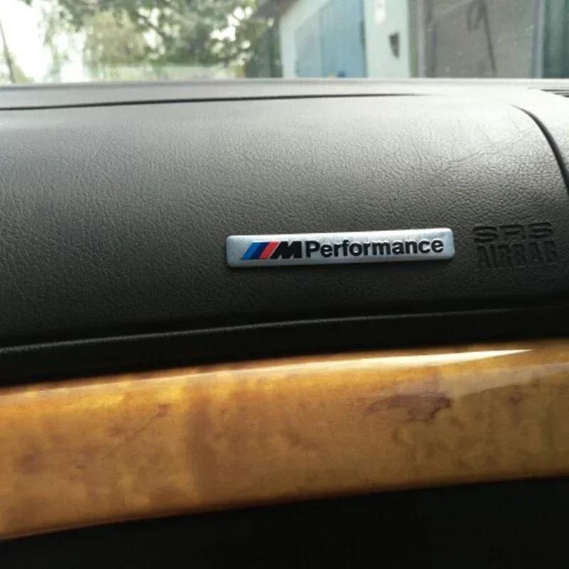 XMFC9 F10 F11 E84 Metal Labeling M Performance Car Interior Sticker For bmw M Sticker X1 X3 X4 X5 X6 X7 e46 e90 f20 e60 e39 f10 Car ac