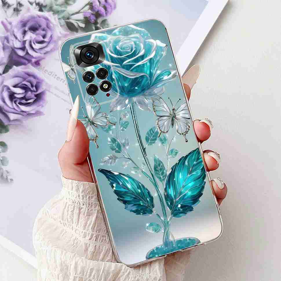 For Xiaomi Redmi Note 11 Pro 4G Case New Fashion Soft Silicone Phone Case For Redmi Note 11 11E Note11E Pro Cover Housing 6.67"