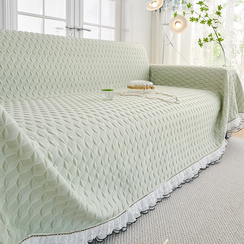 2025 3D Cooling Ice Silk Sofa Cover: All-in-One Summer Blanket & Cushion