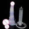 Irrigator Sex Supplies Waterproof Portable Moderate Colorful Dildo Horse Realistic Squirting Penis