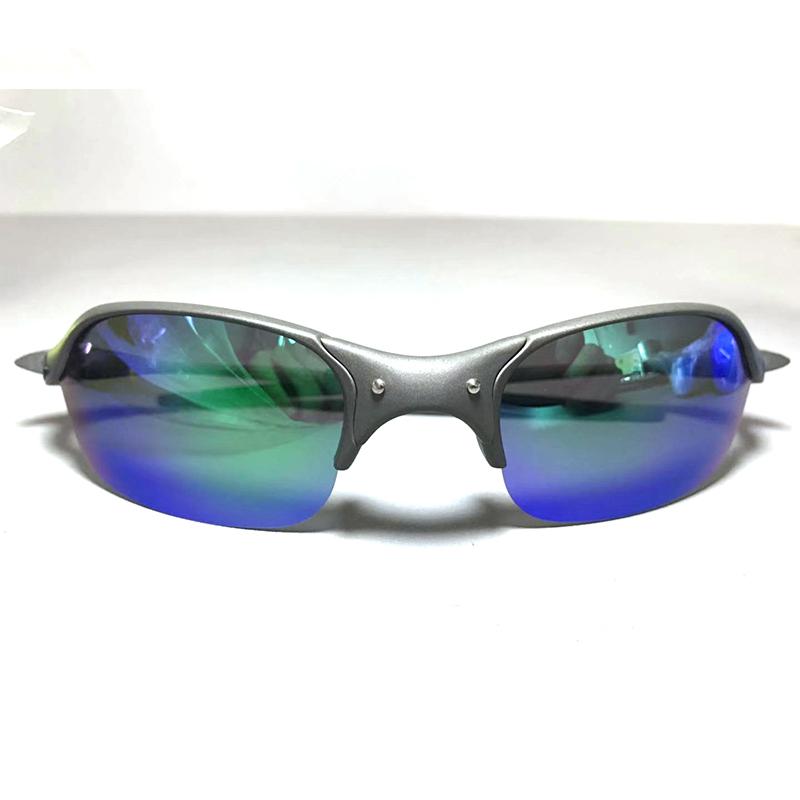 MTB Herren Sonnenbrille Brille Radfahren Brillen UV400 Angelbrille Langlebiges Metall Metall Fahrradbrille Radsportbrillen Reitbrillen K-1