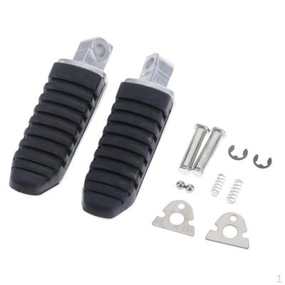Motorcycle Foot Pegs Solid Steel Rest Kick Panel Front