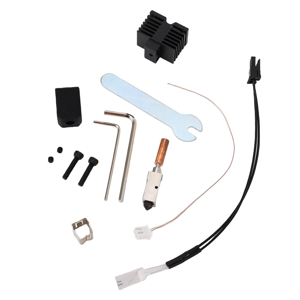 Hotend-Kit Ersatz für QIDI X Plus 3 X Maximum3 X Smart 3 3D-Drucker 0,4 mm gehärtete Stahldüse Hot-End-Teile