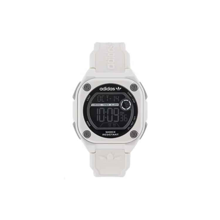 Adidas Originals STREET Wrist Watch Quartz Movement Resin Strap Black Dial Unisex AOST230622I Black Dial