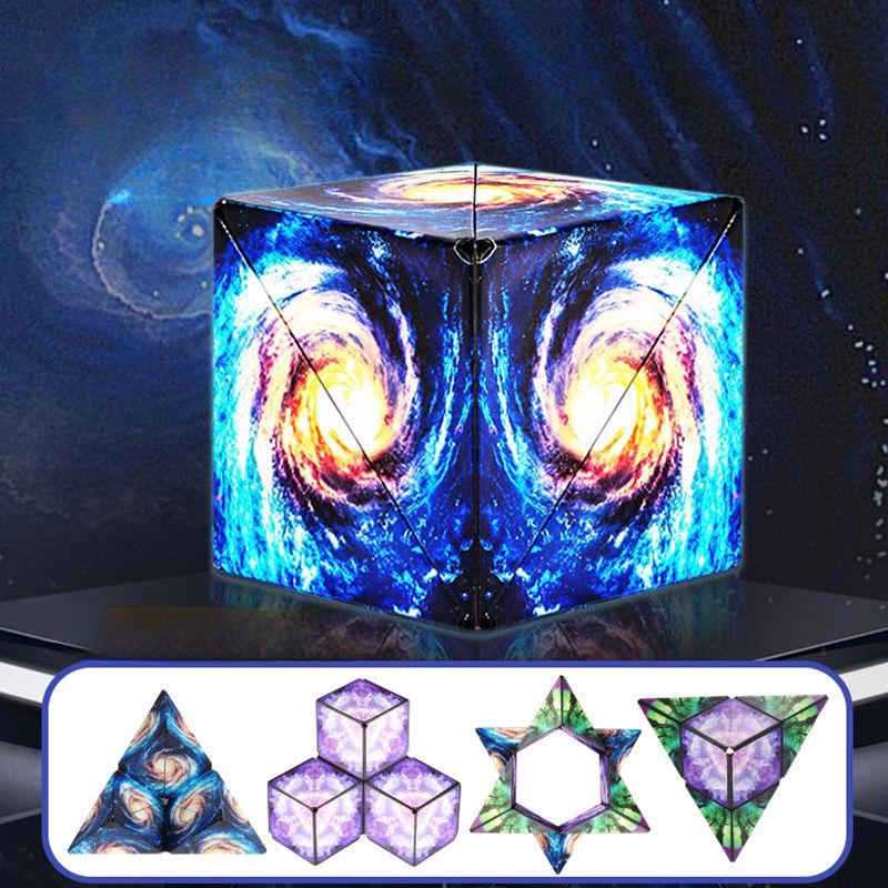 2024 Infinite magnetic cube 3D three-dimensional geometric cube children's thinking exercise educational toys
