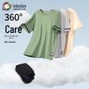 Yingbolun Youth Boys' Cotton Short Sleeve Pajama Set