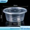 Disposable Round Thickened Meal Prep Containers
