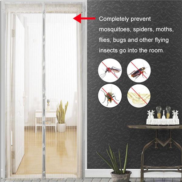 Magnetic Mosquito Nets for Doors Summer Mesh Door Curtain Automatic Closing Fly Net Can Be Customized Magnetic Door Screen
