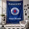 Custom Tapestry Wall Hanging, Rangers FC Personalized Name Text Home Wall Decor