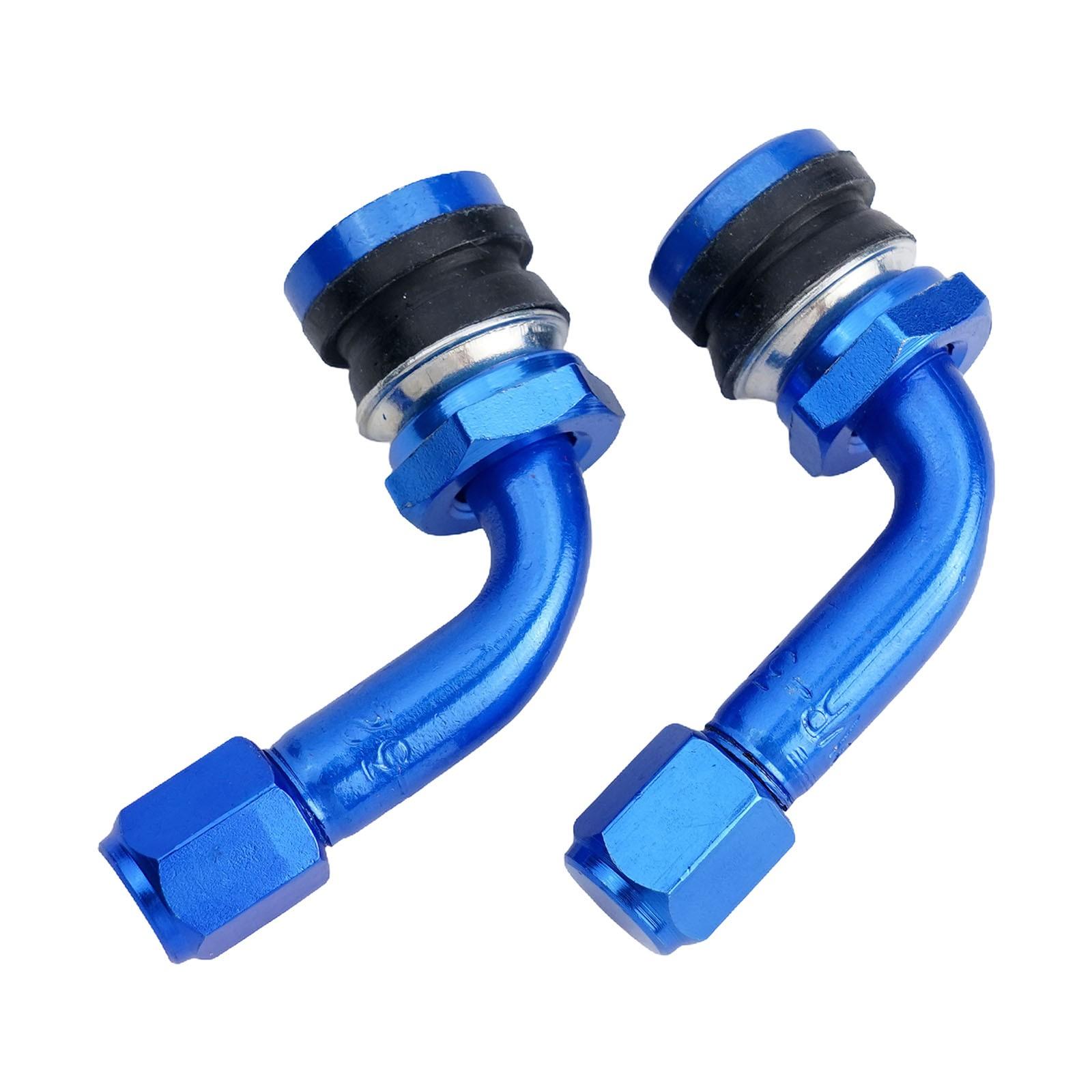 All Copper Air Nozzle Electric Bicycle Rubber Head синий