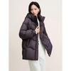 JUZUI Women's Puffy Mid-Length Duck Down Jacket
