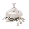 Brass Nautical  Beautiful Desk Bells Unique Table Bells Home Decor Gift Call Bell Reception Bell (Crab, Chrome)