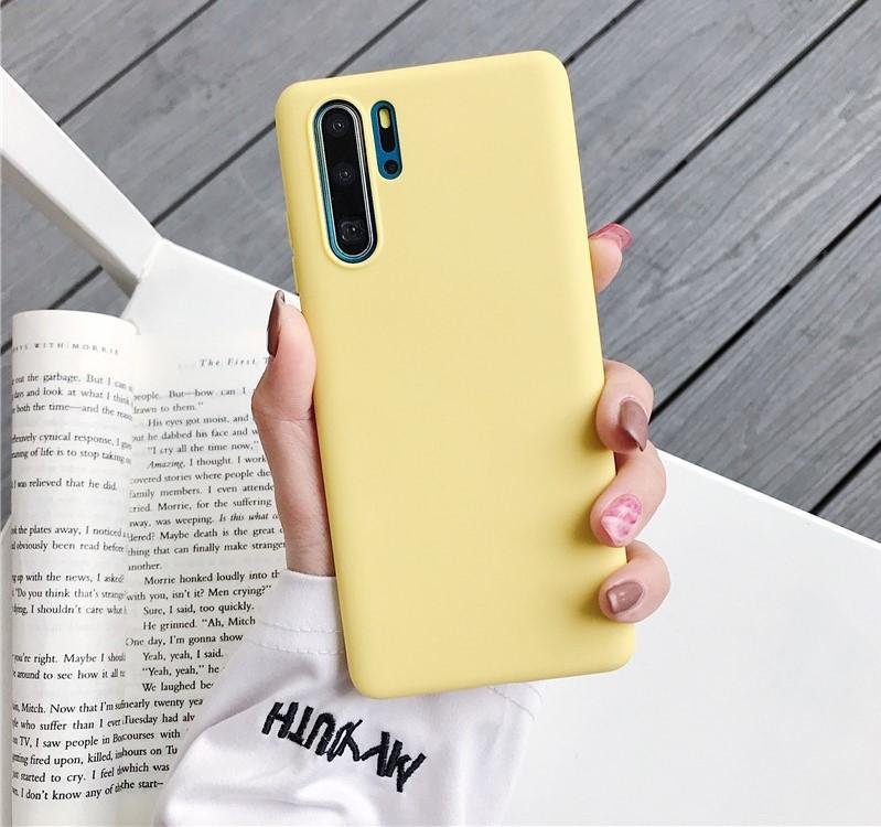 Pro Huawei P30 Pro Pouzdro Silikonové Měkké TPU Kryt pouzdro pro huawei P30 Pro Matná Cukrová jednobarevné Kryt
