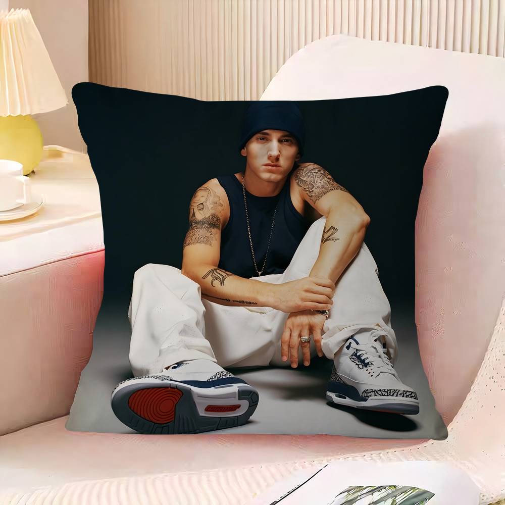 Super Rapper Eminems Office Cushion Pillowcase Car Cushion Cover45X45CM Lumbar Pillowcase Sofa Pillowcover