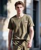 Jeneleolwogseu G-25-Ss-728 Printed Short Sleeve T-Shirt_Khaki