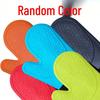 Nine Likes Thick Short Silicone Oven Gloves - Heat Resistant Kitchen Mitts with Two-Finger Design for Baking and Cooking
