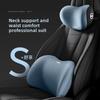 Ergonomic Car Seat Cushion Set with Neck Support and Lumbar Pillow for Driving Comfort and Back Relief