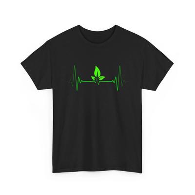 Vegetarian Shirt, Plant Heartbeat Vegan Food Plants Lovers Women Men Shirt