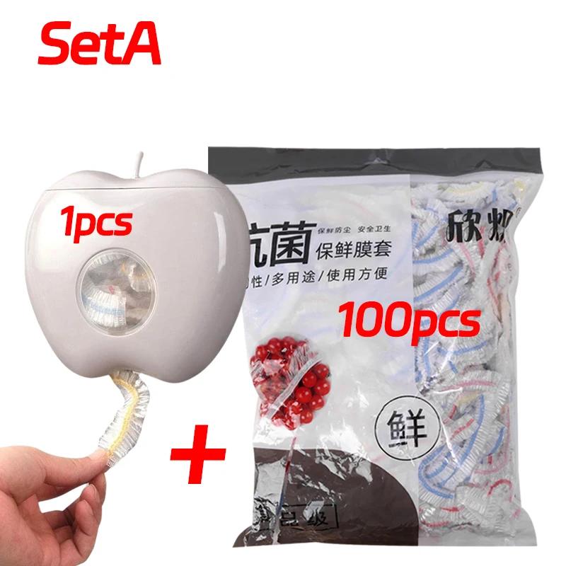 100-500PCS Color Disposable Food Cover Wrap Food-Grade Fresh-keeping Film Bag Storage Kitchen Disposable Bowl Cover Wholesale