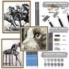 KALOUR 72-Piece Professional Sketching & Drawing Pencil Set for Fine Arts