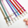 Adjustable 2cm Cotton Shoulder Strap - Solid Color Woven Replacement for Crossbody Bags