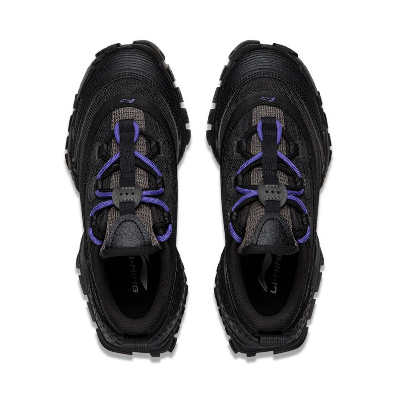 Li Ning Outdoor CF Tracing, Waldumgebung Outdoor Wanderschuhe Damen Nachtschwarz AHCW028-2