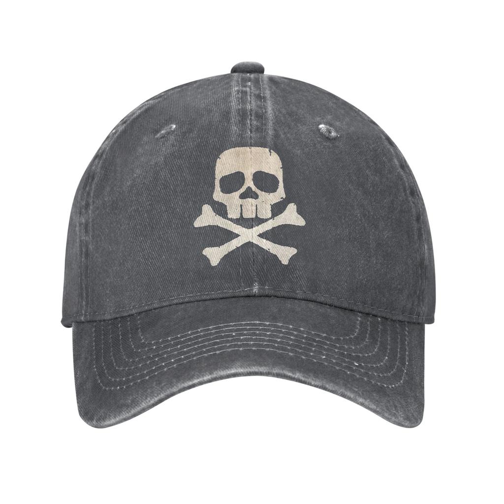 Weltraum-Piratenkapitän Harlock Albator Baseballkappe Lässig Used Denim Gewaschen Snapback Kappe für Unisex Damen Geschenk Hüte Kappe