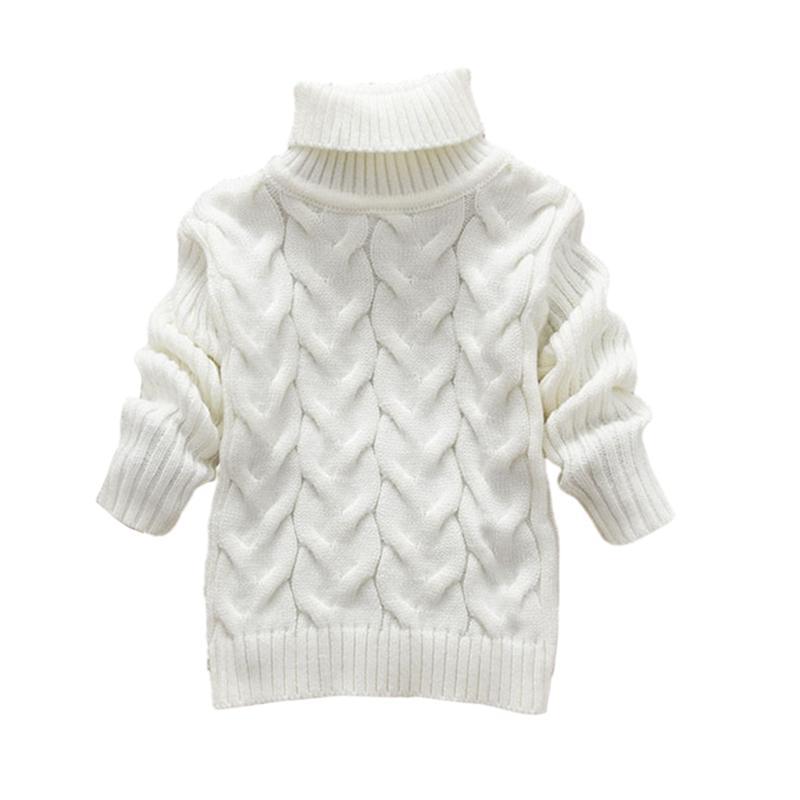 2-10 Years Turtleneck Sweater Knitted Pullover