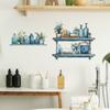 Fun-f58 Shelf Vase Bathroom Bathroom Wall Beautification Decorative Wall Stickers