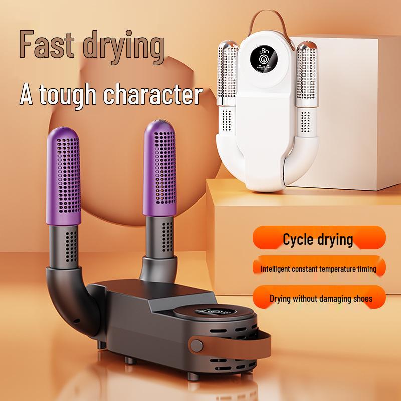 Intelligent Folding Retractable Shoe Dryer with Deodorizing Feature