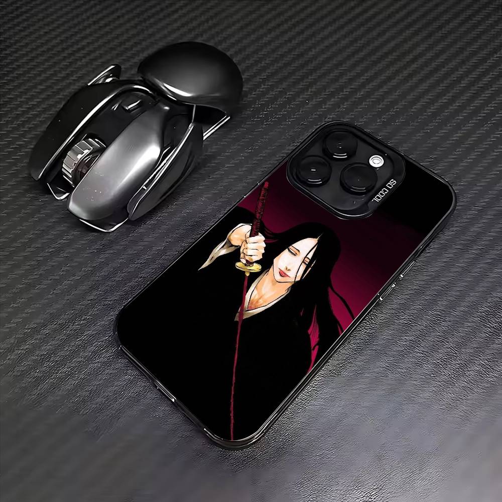 Etui Na Telefon Retsu Unohana B-Bleachs Dla iPhone17,16,15,14,13,12,11 Plus,Pro Max Kolorowe Posrebrzane Wewnętrzna Pokrywa