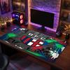 Bologna FC Theme Pattern Mouse Pad, Soccer Logo Design XXL Gaming Desk Mat Non-Slip Computer Mouse Pad